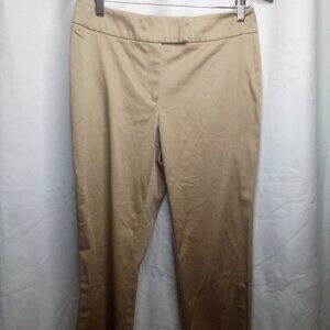 New York & Company Capri Pants 8 Straight  Leg Tan Khaki